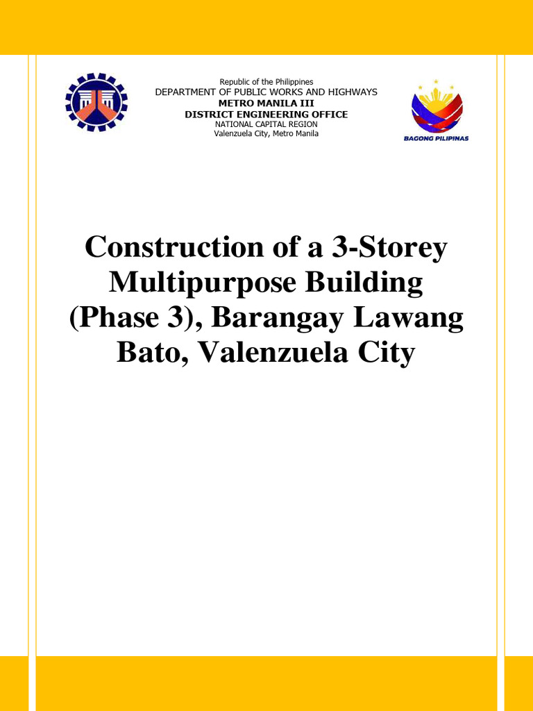 Valenzuela 3-Storey Building Bid | PDF | Procurement | Zip (File Format)