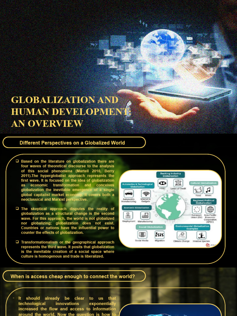 Globalization's Impact on Human Development | PDF | Globalization | Poverty