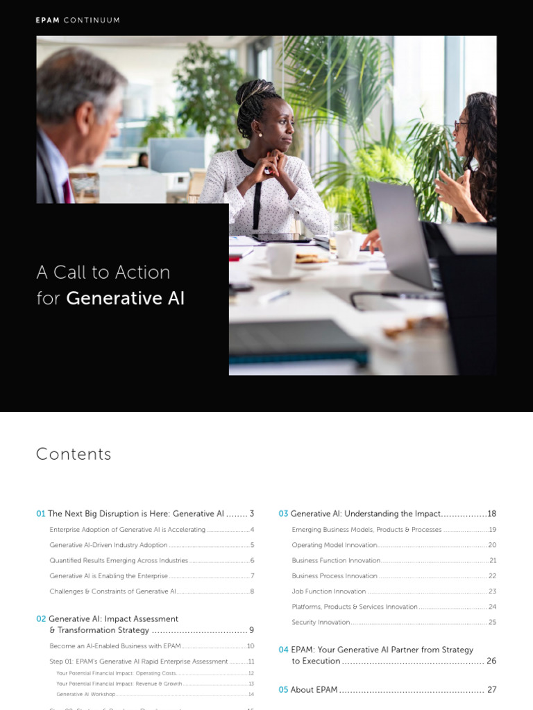A Call To Action For Generative AI | PDF | Artificial Intelligence ...