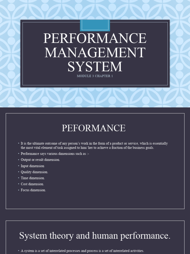 Performance Management System | PDF | Performance Appraisal | System