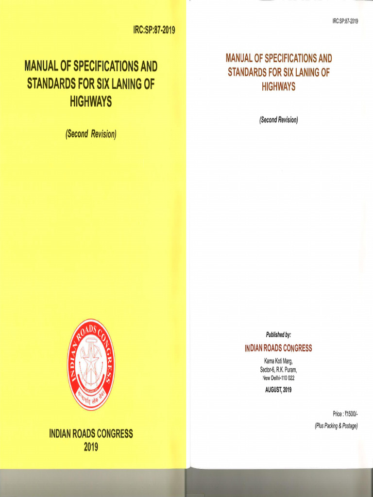 Irc SP 87 2019 | PDF