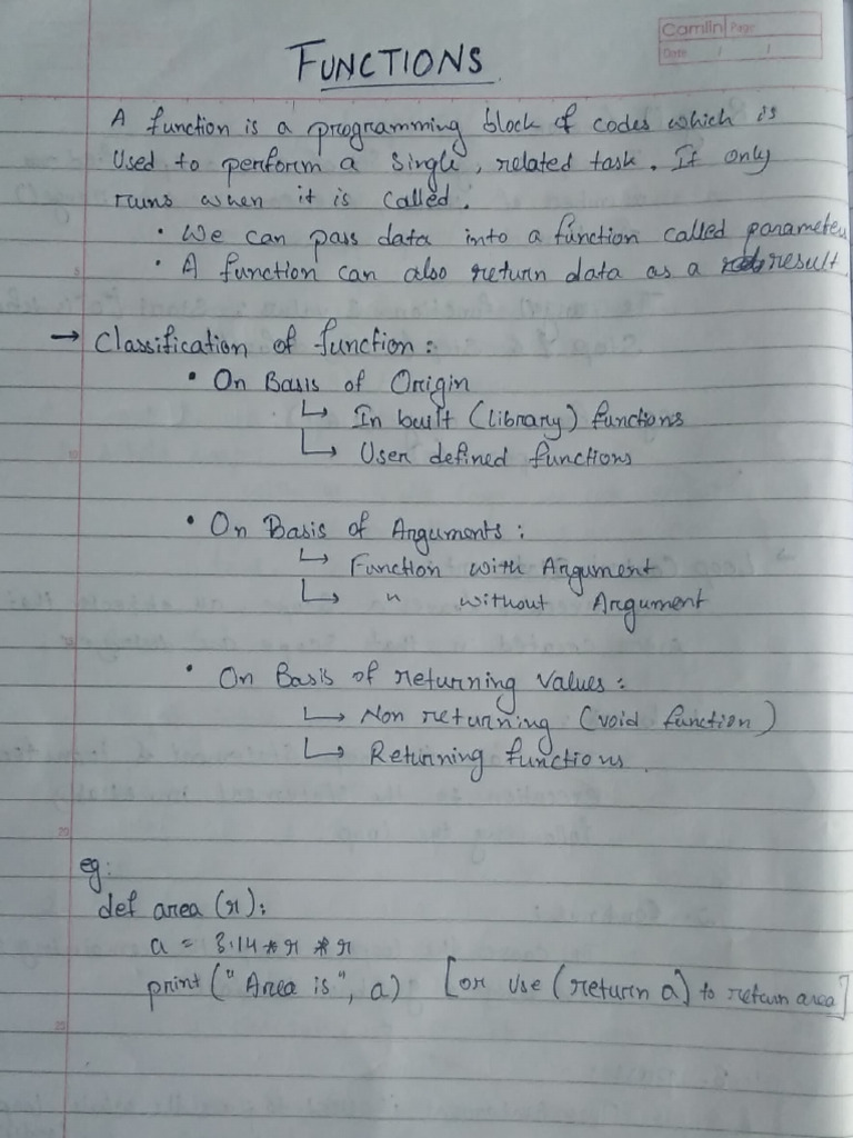 INTRODUCTION TO FUNCTIONS NOTES PDF intelligence overview