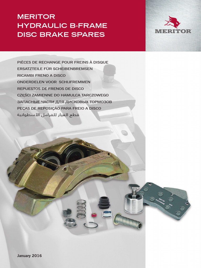Meritor Hydraulic Disc Brake Parts | PDF