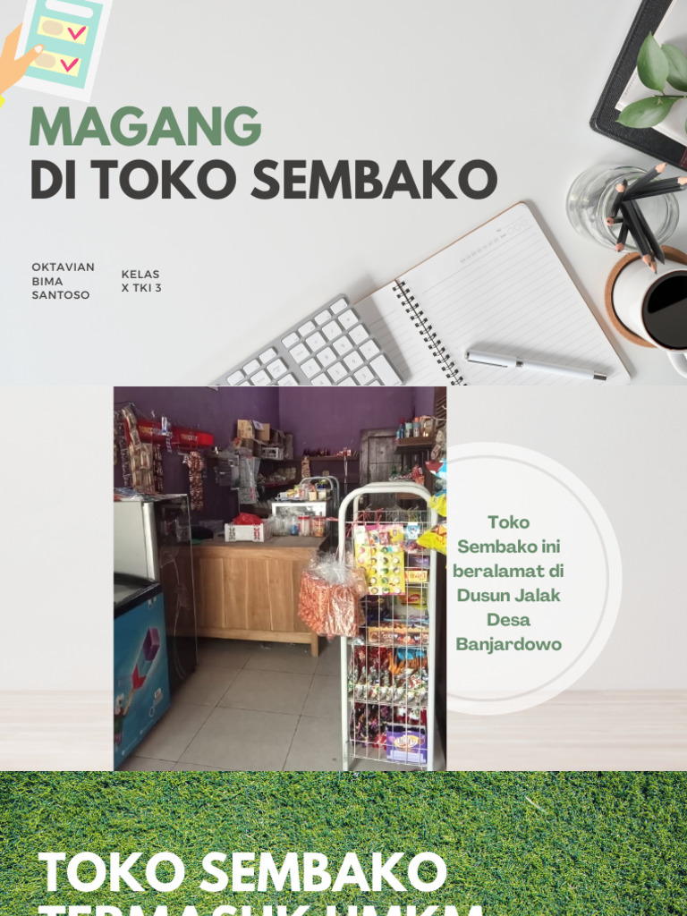 Magang di Toko Sembako: Pengalaman dan Pembelajaran | PDF