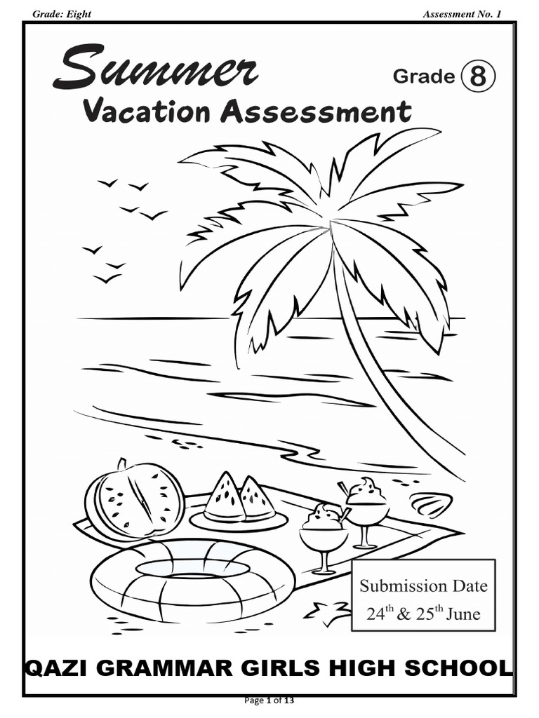 Assessment 1 grade 8 2024 pdf noun trigonometric functions