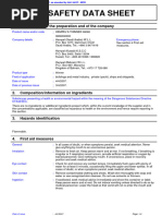Paint Thinner Safety Data Sheet | PDF