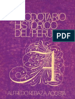 Del Anecdotario Histórico Del Perú de Alfredo Rebaza Acosta