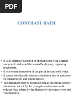 Contrast Bath Instructions for Hands and Feet | PDF
