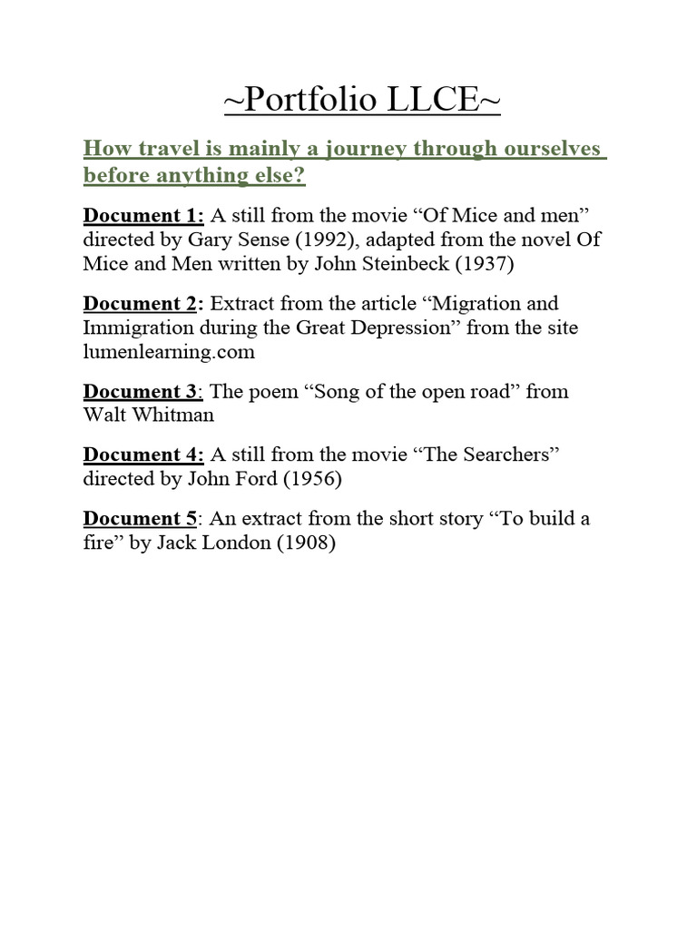 Portfolio LLCE NEW PDF John Steinbeck