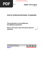 SANS 1475 Standard | PDF | Occupational Safety And Health | Safety