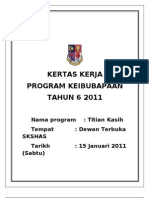 Kertas Kerja Sepagi Bersama Ibubapa 2011