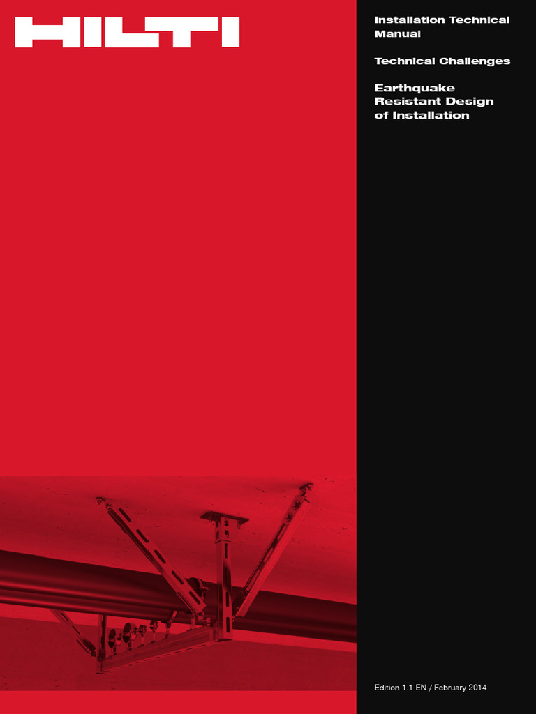 Hilti Seismic Manual For Installation Systems Pdf Force Seismology