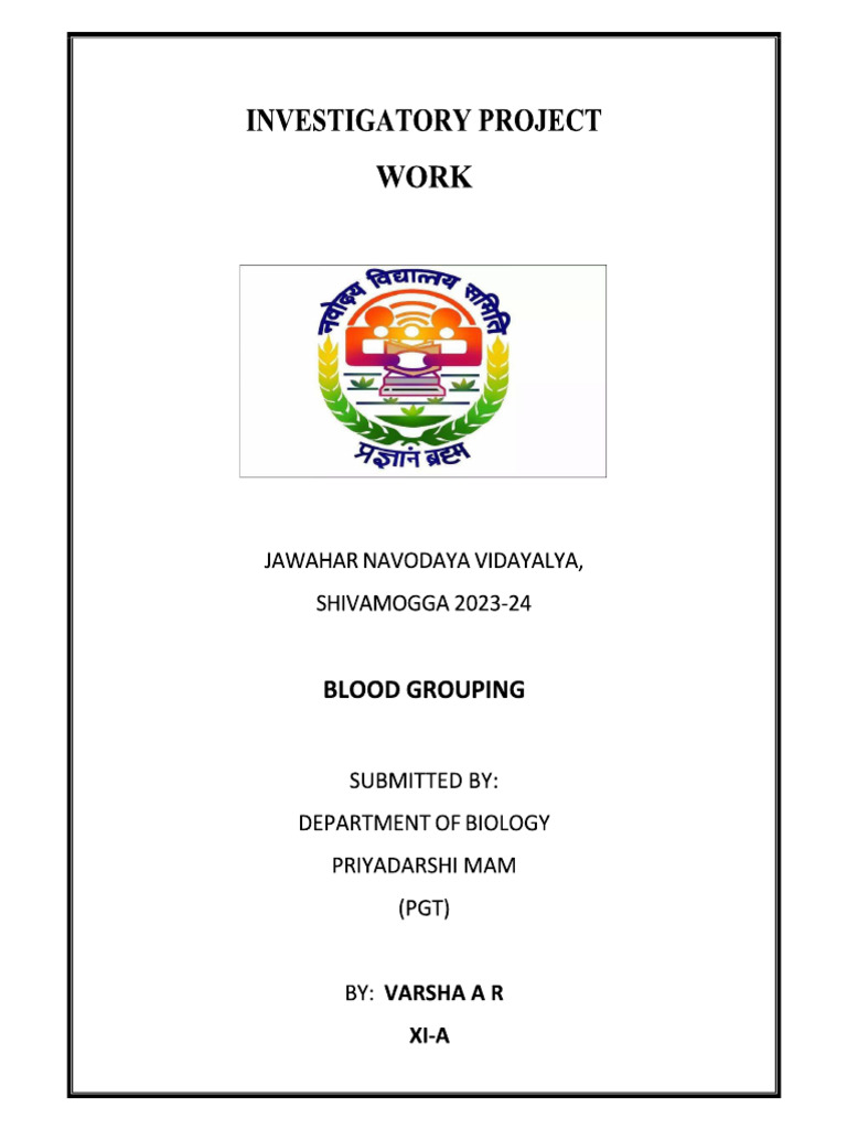 Varsha A R | PDF