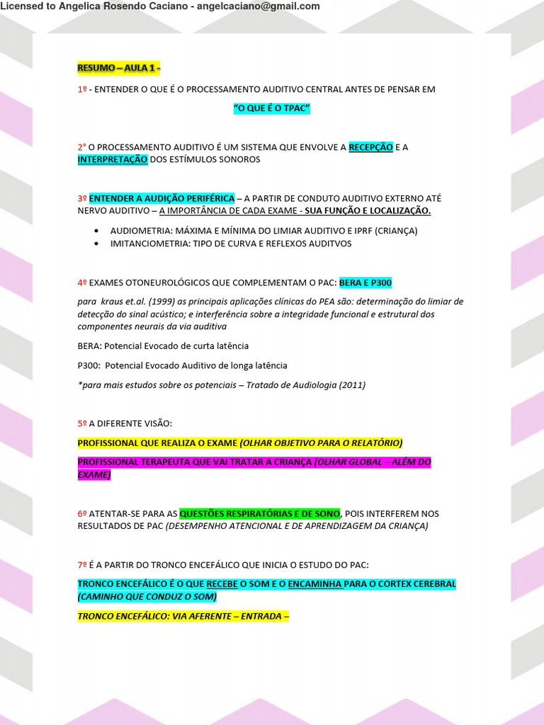 RESUMO+Aula+02+ +O+PAC+e+a+Sua+Base+Neurofisiol%C3%B3gica | Download ...