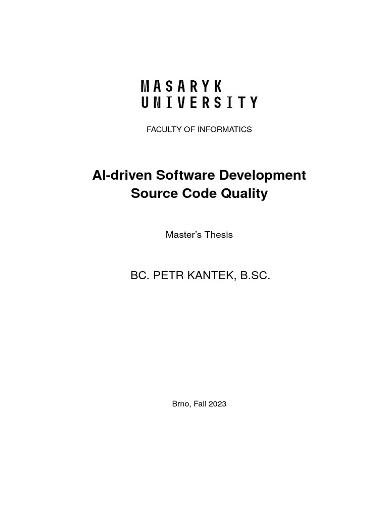 AI Tools for Source Code Quality Evaluation | PDF | Parallel Computing ...