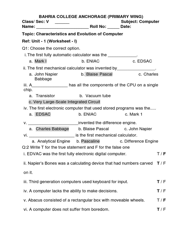Computer Evolution and Data Devices | PDF | Computer Data Storage ...