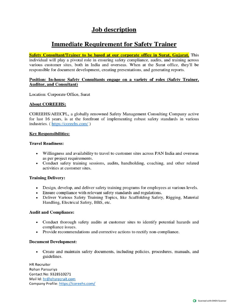 Job Description | PDF