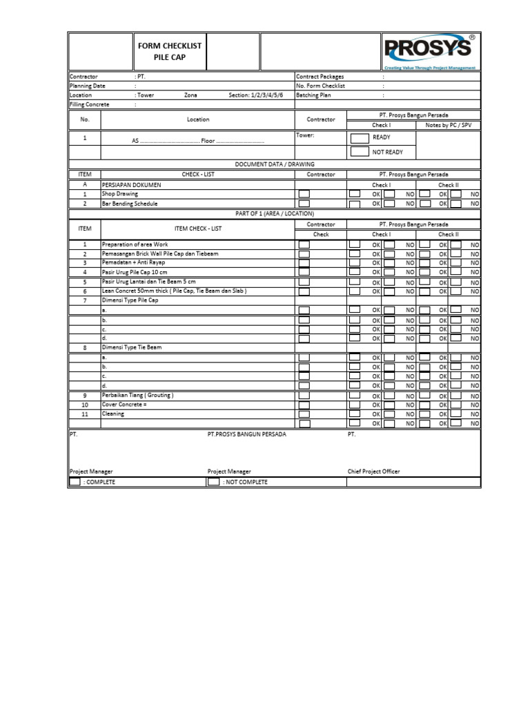 Contract Checklist for Construction Projects | PDF | Building ...