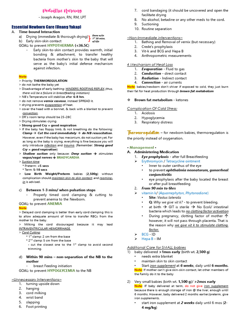 Essential Newborn Care Guidelines | PDF | Breastfeeding | Breast Milk