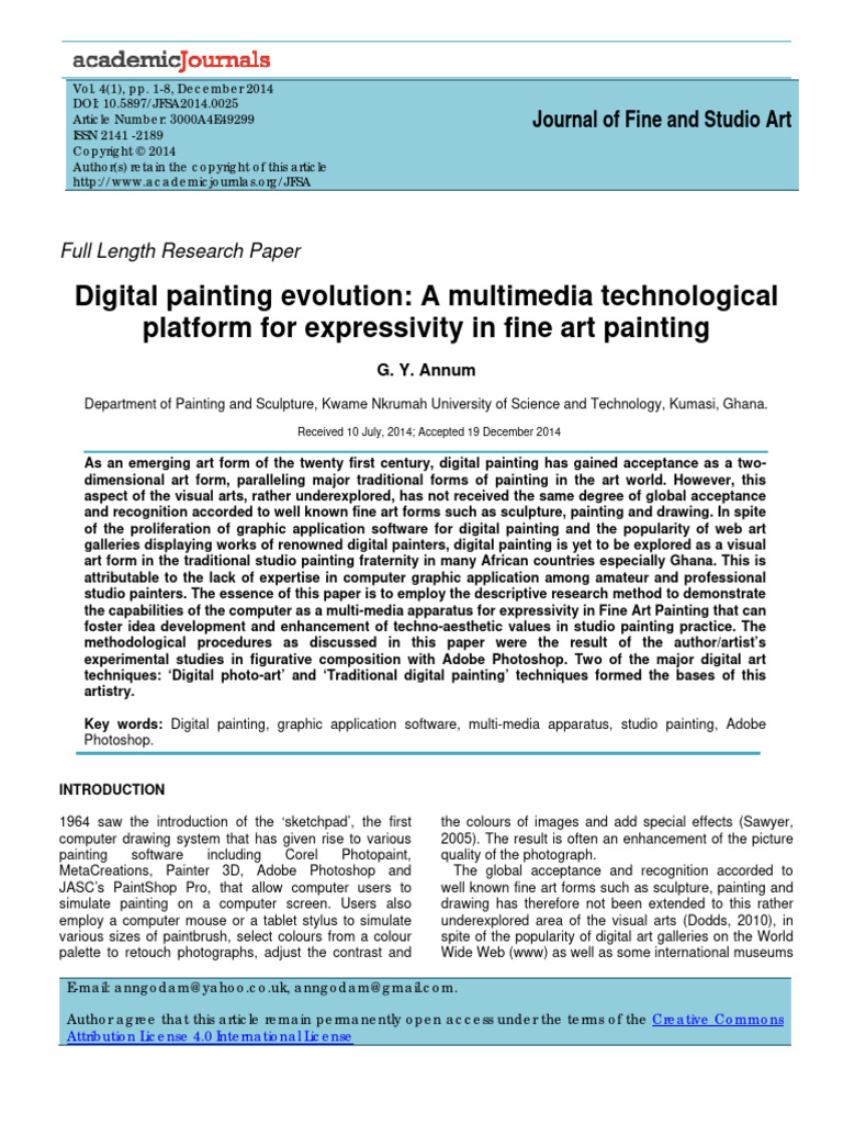 Digital Painting Techniques in Fine Art | PDF | Paintings | Adobe Photoshop