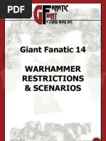 GF14 WHFB Restrictions