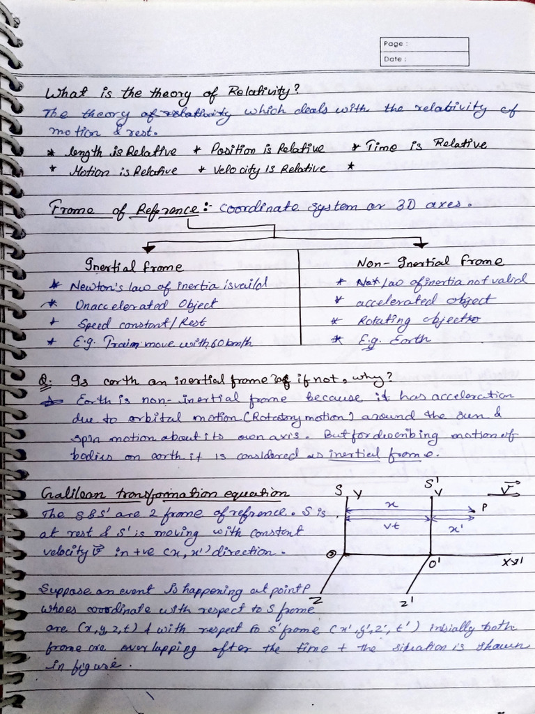Phy Unit - 1 Notes | PDF