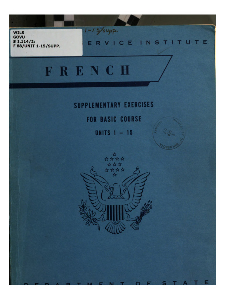 Exercices Complémentaires FSI Français | PDF | Sémiotique | Lexical ...