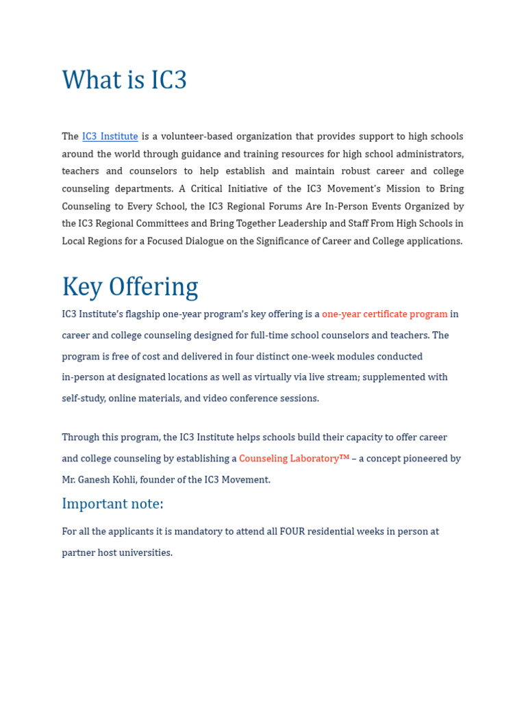 Ic 3 | PDF | Career & Growth