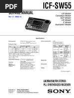 トランシーバー ICF -5500 Second Hand AOR AR-2002 Receiver - radioworld