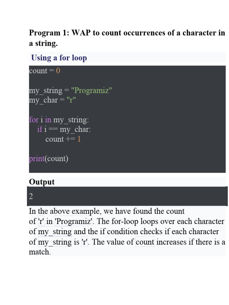 Program Practice | PDF | Sequence | Algorithms