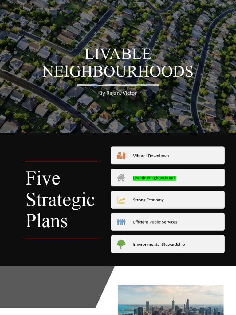Livable Neighborhood Final 3 Presentation | PDF | Green Infrastructure ...
