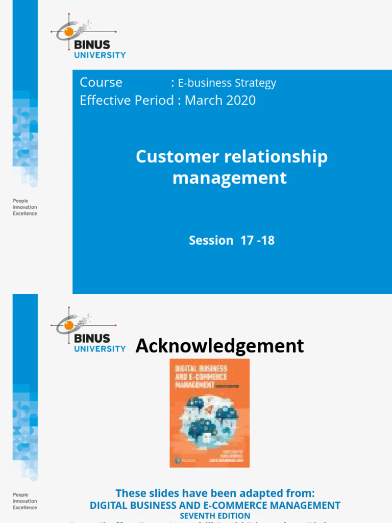 E-CRM Strategies for Customer Loyalty | PDF | Customer Relationship ...