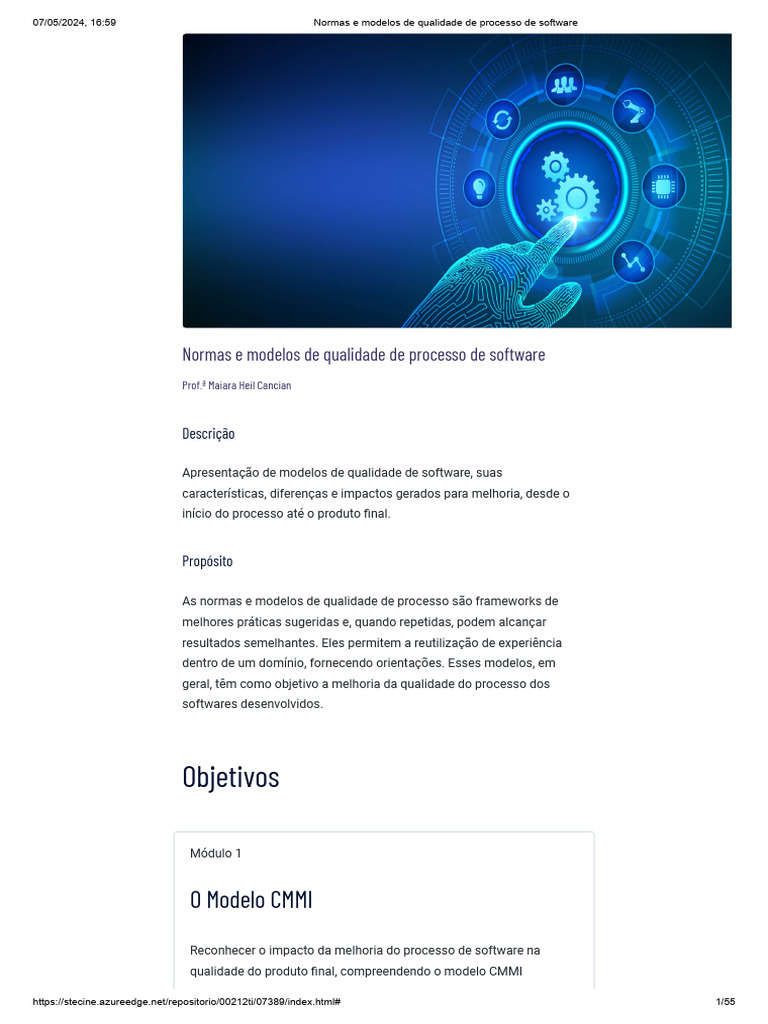 Modelos de Qualidade em Processos de Software | PDF | Qualidade ...