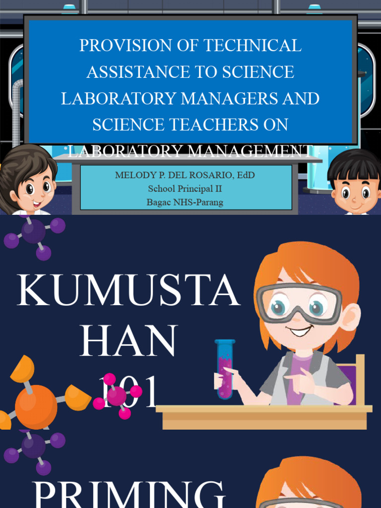 Technical Assistance for Science Lab Management | PDF | Laboratories ...