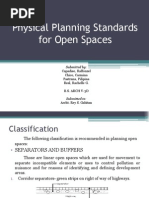 Physical Planning Standards For Open Spaces