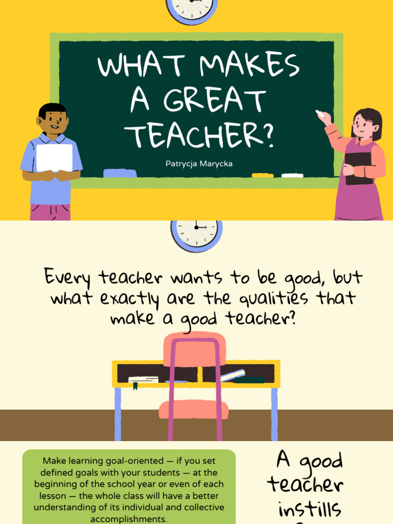Qualities of a Great Teacher | PDF | Teachers | Learning