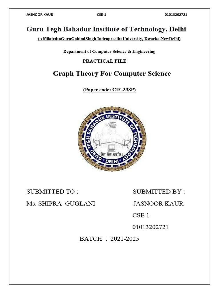 GTCS Jess | PDF | Algorithms | Algorithms And Data Structures
