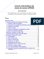 Aplicaciones Informáticas de Tratamiento de Textos UF0320