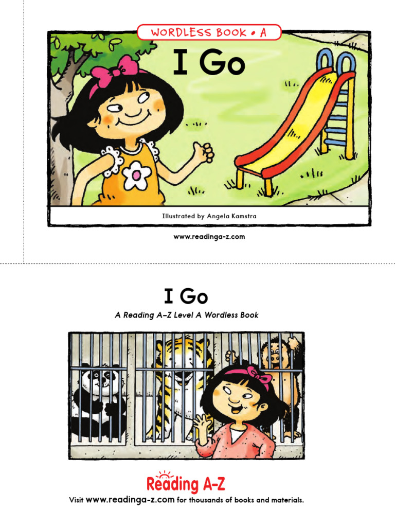 A reading a z level a wordless book pdf learning behavior