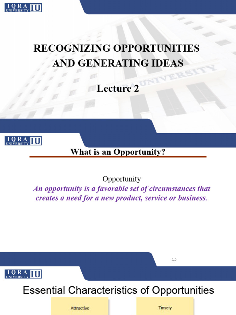 Identifying Business Opportunities | PDF | Focus Group | Retail