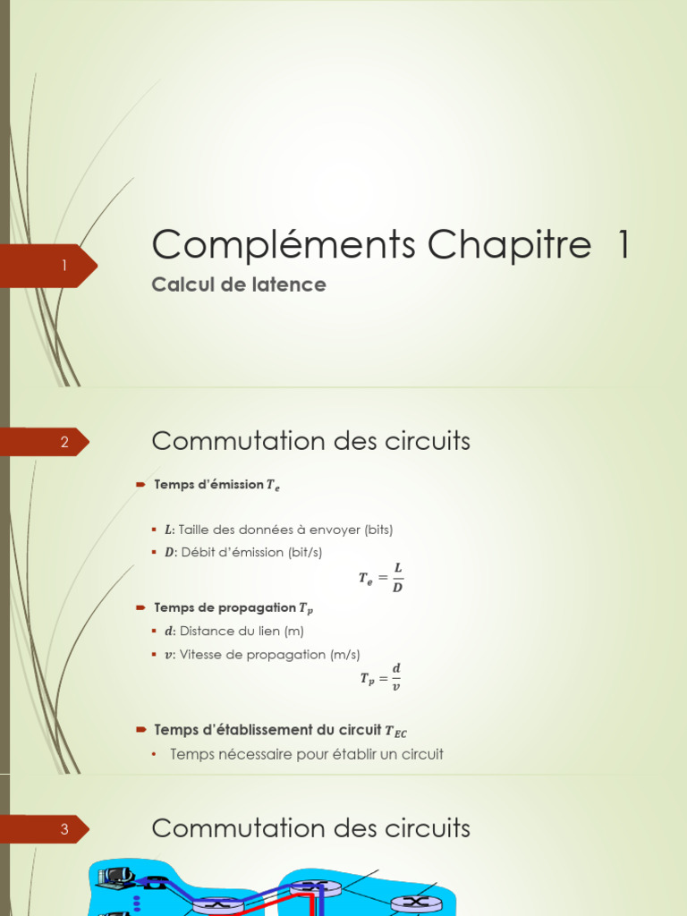 Comprendre la latence en commutation | PDF | Protocoles Internet ...