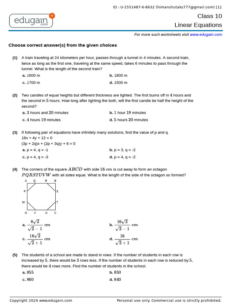 Grade9 1551487 6 8632.q | PDF | Discrete Mathematics | Algebra