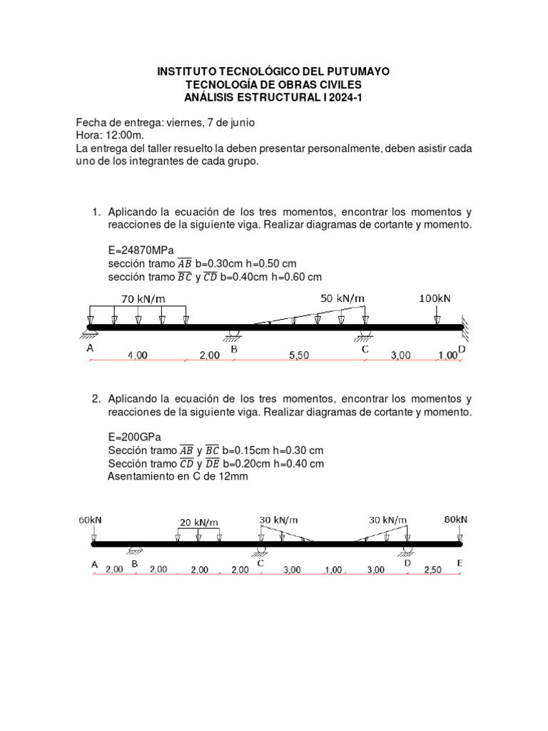 Ejercicios De Analisis Estructural Pdf