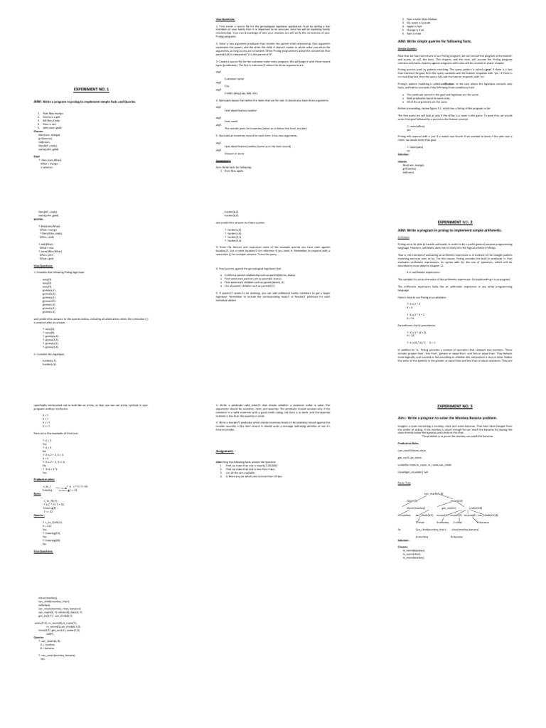 AI Lab Program | PDF | Mathematical Logic | Software Engineering