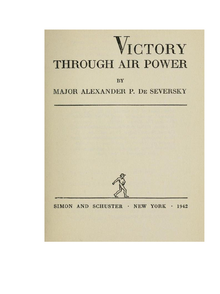 Extrato do livro Victory through Air Power - Seversky | PDF