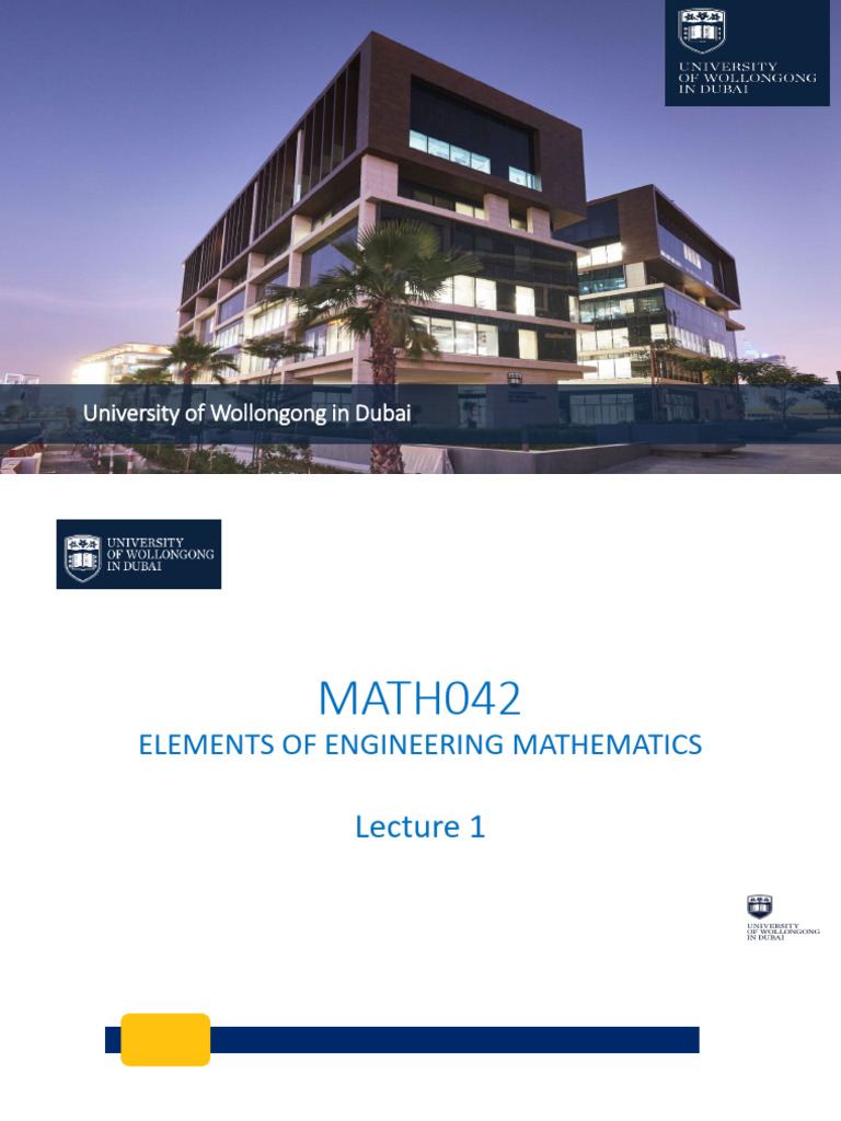 MATH042 - Lecture 1 - AU2023 | PDF | Set (Mathematics) | Function ...