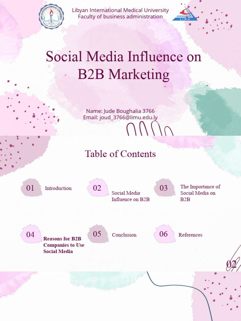 Jude Social Media B2B Marketing | PDF | Social Media | Popular Culture ...