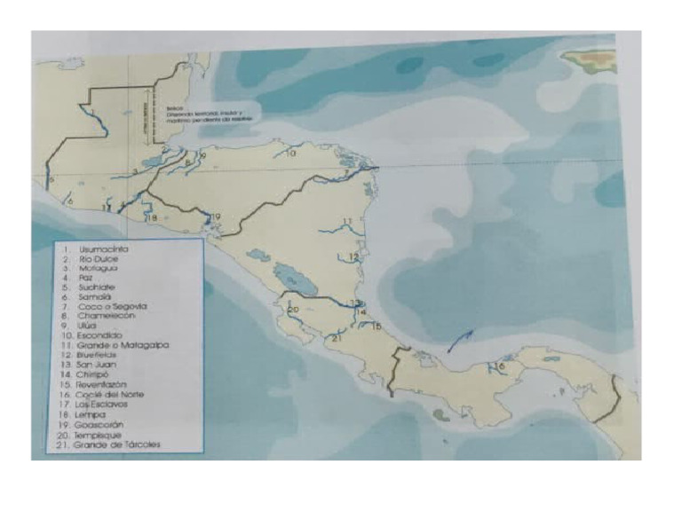 Rios de Centro America | PDF