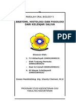 Anatomi, Histologi Dan Fisiologi Dari Kelenjar Saliva-Kelompok 4