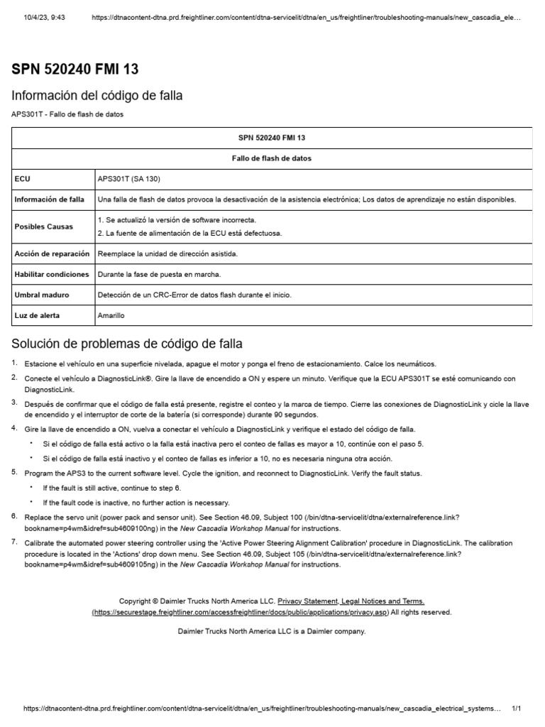 SPN 520240 | PDF | Vehículos | Tecnología de vehículos